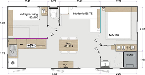 Rapidhome 2023, Lodge 770 villavagn