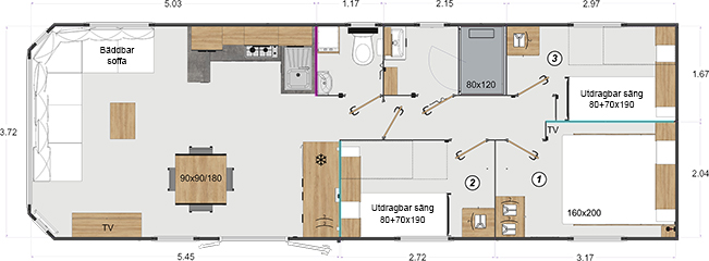 Rapidhome 2024, Elite 1153 villavagn