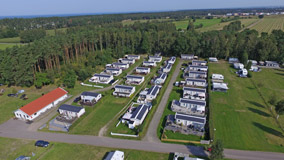 25 st Rapidhome villavagnar på Båstad Camping